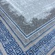 Modern Turkish diamond carpet 30081B gray blue 100*300