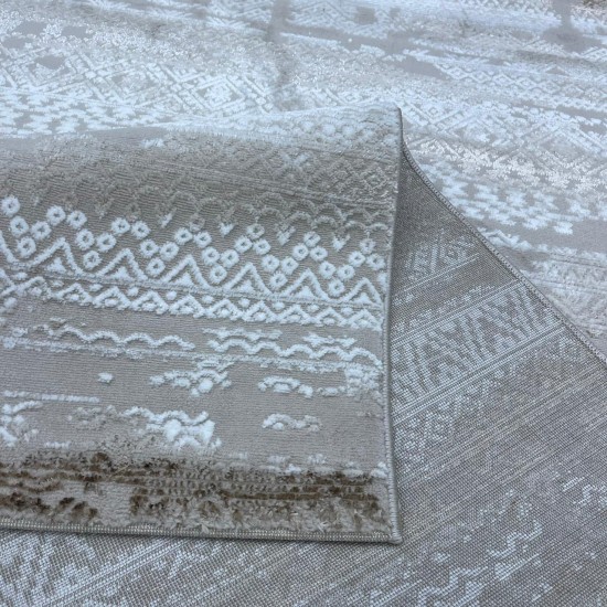 Modern Turkish diamond carpet 30096A gray 250*350