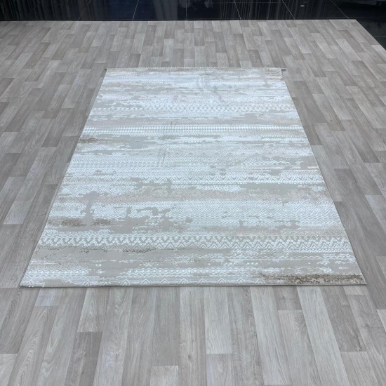 Modern Turkish diamond carpet 30096A gray 250*350