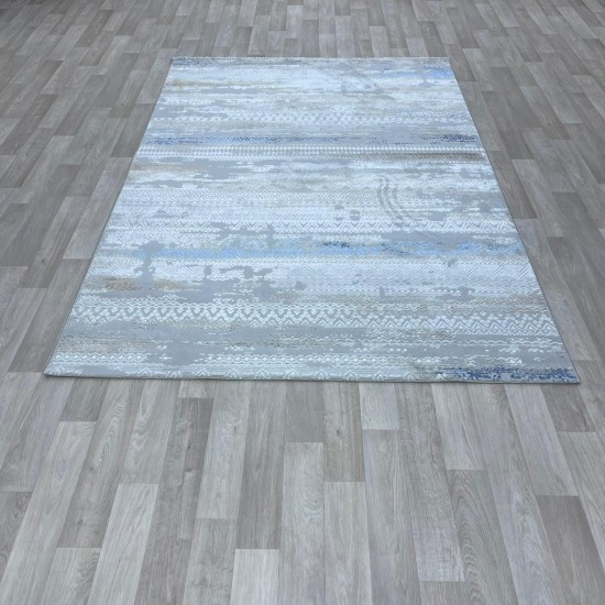 Modern Turkish diamond carpets 30096A sky grey 150*220