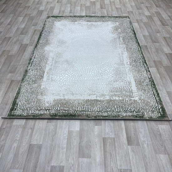 Modern Turkish diamond carpet 30108A beige green 300*400