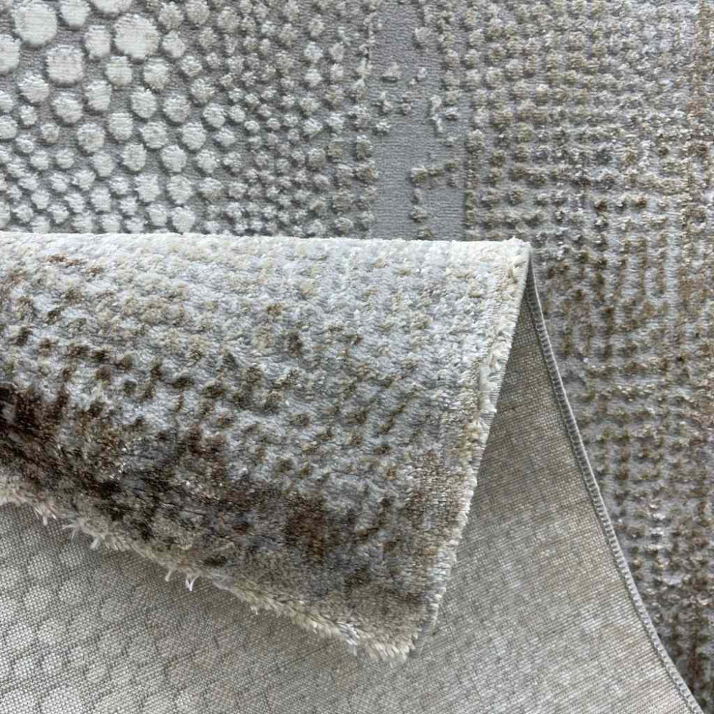 سجاد الماس تركي مودرن 30108A رمادي بني 150*220 سجاد الماس تركي مودرن 30108A رمادي بني 150*220