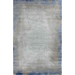 سجاد الماس تركي مودرن 30108A فيزون سماوي 150*220