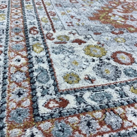 Turkish diamond rug 6511A gray color size 300*400