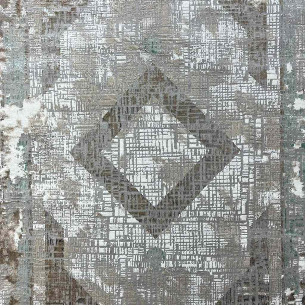 سجاد الماس تركي مودرن 30009A رمادي تركواز 150*220 سجاد الماس تركي مودرن 30009A رمادي تركواز 150*220