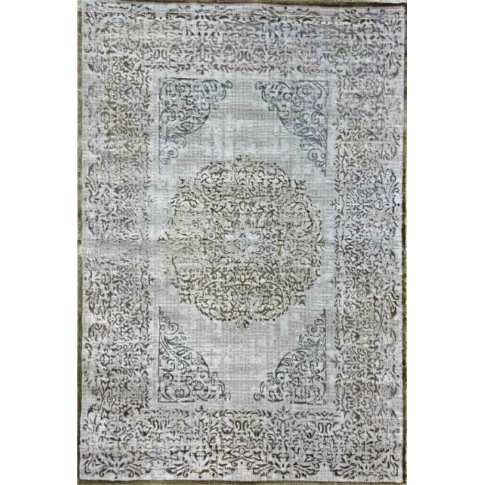 Modern Turkish carpet diamond 35007A golden beige size 200*300