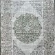 Modern Turkish beige diamond carpet 35007A green size 150*220