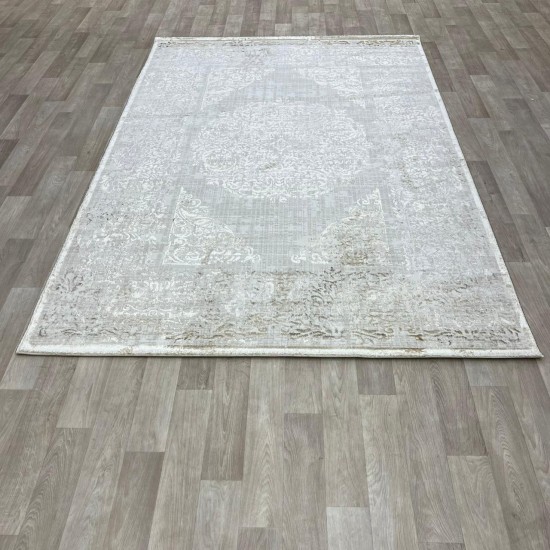 Modern Turkish diamond carpets 35007A beige orange 200*300