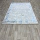 Modern Turkish diamond carpets 35023D cream colored turquoise 150*220