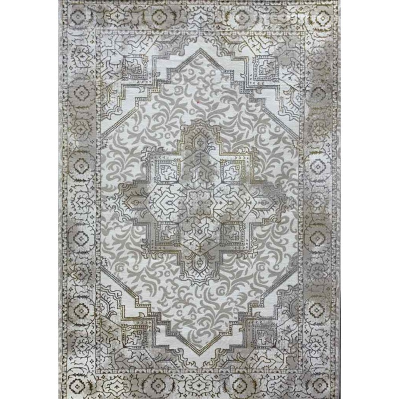 سجاد الماس تركي مودرن 35043A بيج ذهبي 200*300
