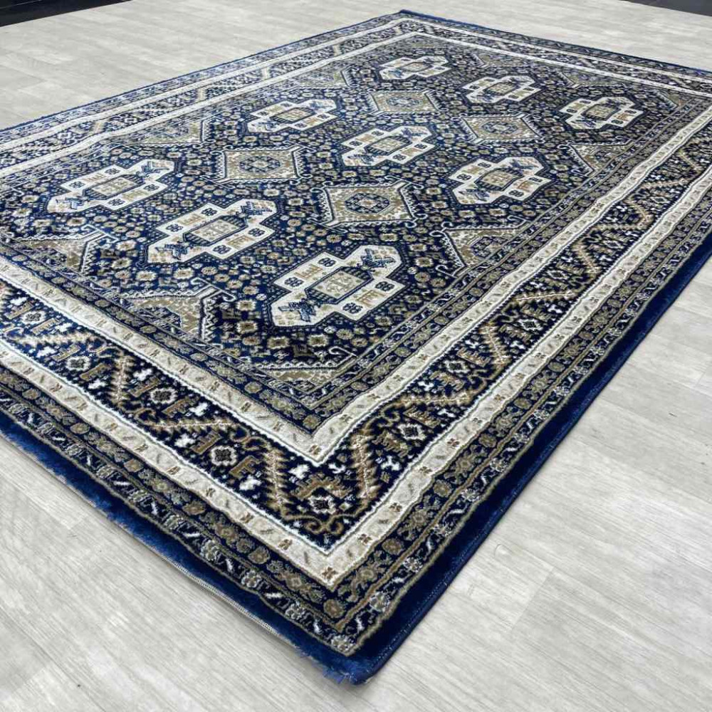 سجاد الماس كلاسيك تركي 10939A لون كحلي مقاس 150*220