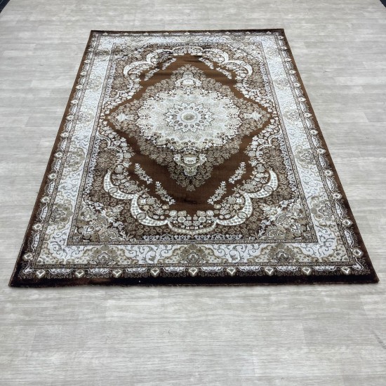 Turkish classic diamond carpet 10941A green color size 50*80