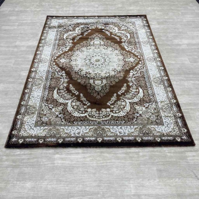 سجاد الماس كلاسيك تركي 10941A لون بني مقاس 150*220