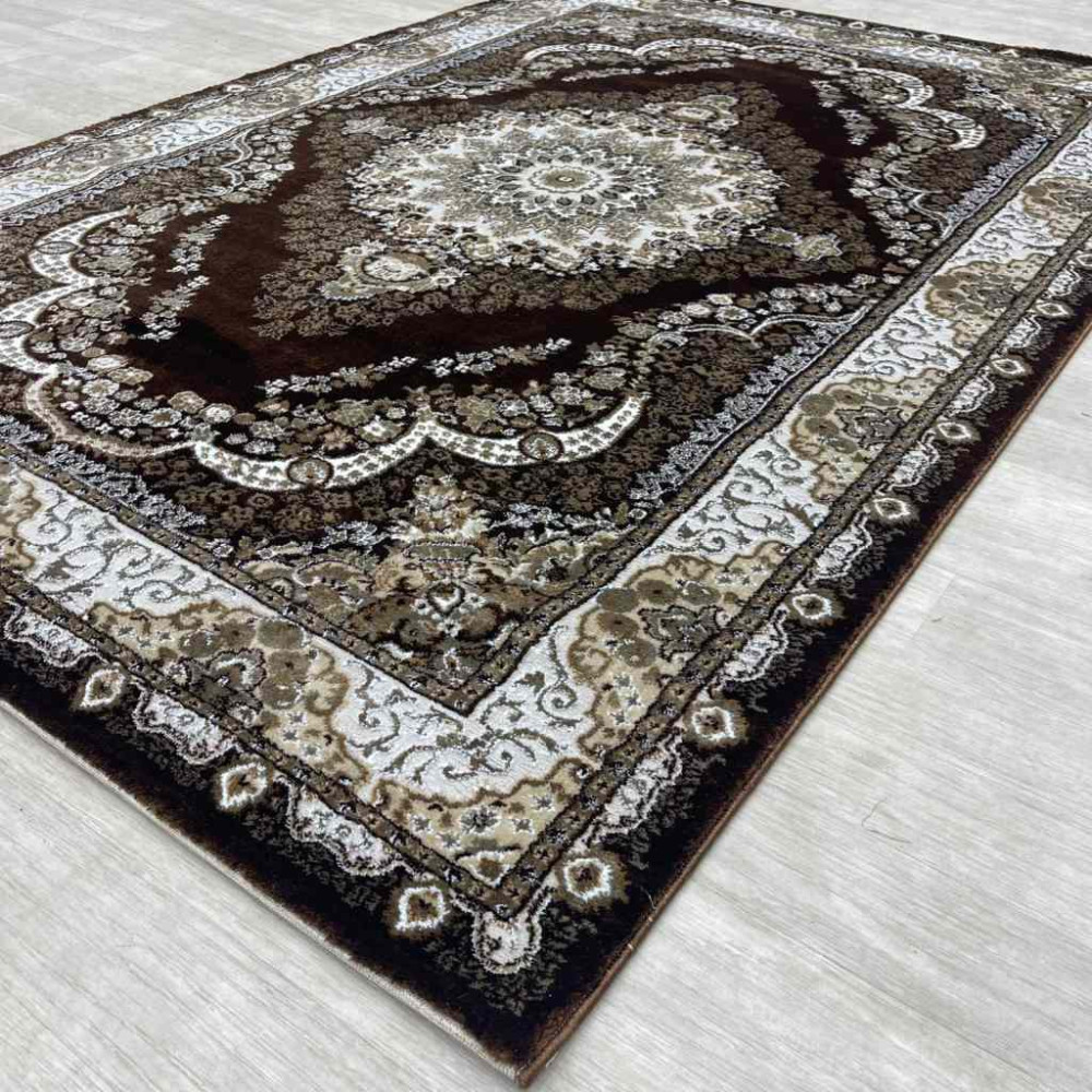 سجاد الماس كلاسيك تركي 10941A لون بني مقاس 150*220