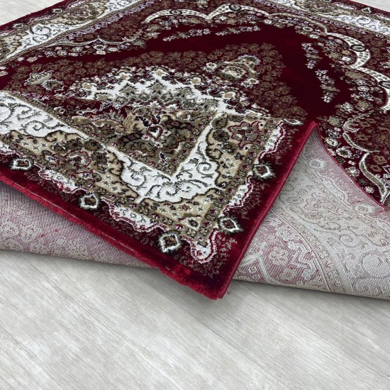 Almas Classic Turkish Carpet 10941A red color size 80*150