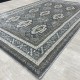 Turkish classic diamond carpet 10939A gray color size 200*300