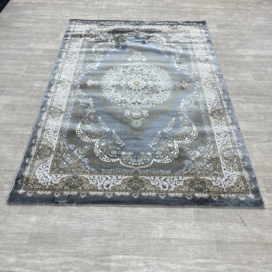 Almas Classic Turkish Carpet 10941A gray Color Size 50*80