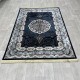 Turkish carpet Kashan 1019A 11 mm dark blue size 400*600