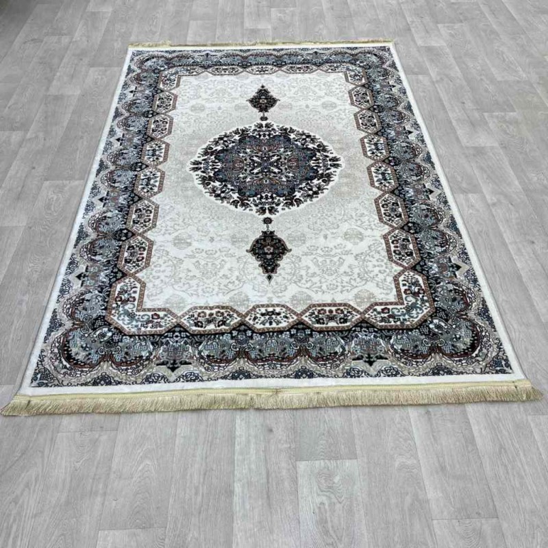 سجاد تركي كاشان 1019A كريم كريم مقاس 500*800