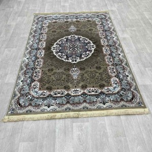 Turkish carpet Kashan 1019A beige size 500*800