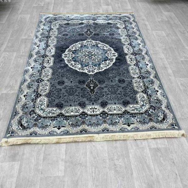 سجاد تركي كاشان 1019A رصاصي مقاس 500*800