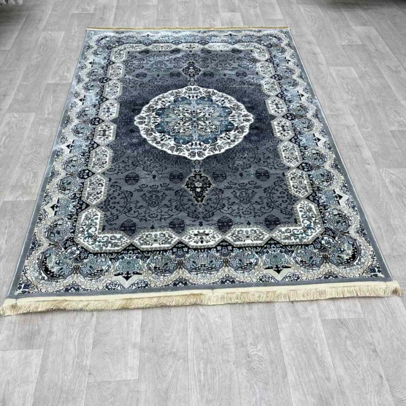 سجاد تركي كاشان 1019A رصاصي مقاس 500*800