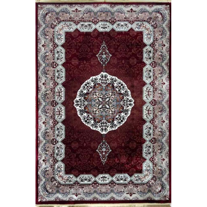سجاد تركي كاشان دائري 1019A احمر مقاس 300*300