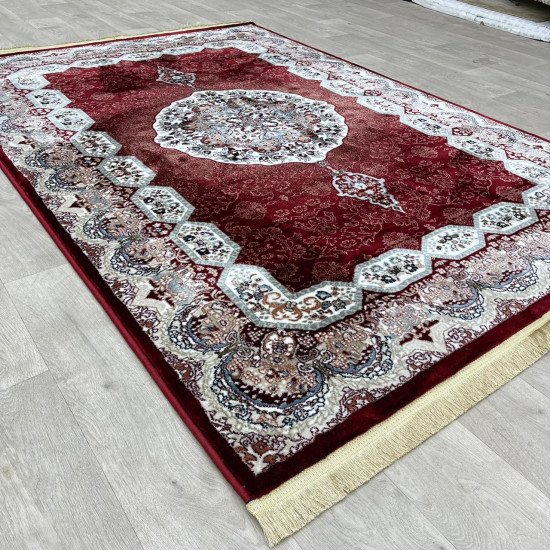 سجاد تركي كاشان 1019A 11ملى احمر مقاس 250*350