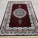 Turkish carpet Kashan 1019A 11 mm red size 400*600