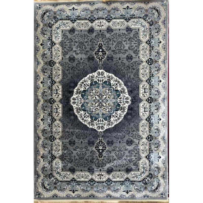 سجاد تركي كاشان 1019A رصاصي مقاس 500*800
