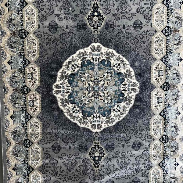 سجاد تركي كاشان 1019A رصاصي مقاس 500*800