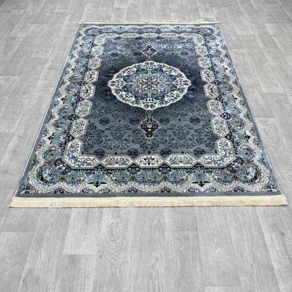 سجاد تركي كاشان 1019A رصاصي مقاس 500*800