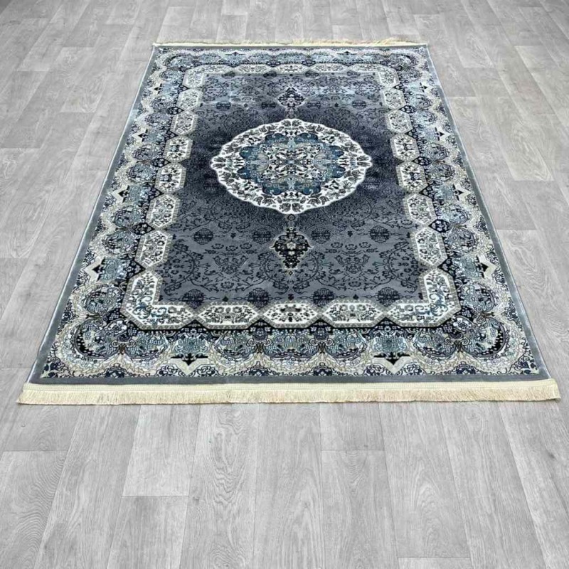 سجاد تركي كاشان 1019A رصاصي مقاس 500*800