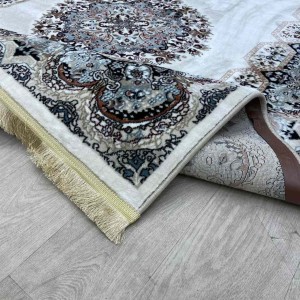 سجاد تركي كاشان 1019A كريم كريم مقاس 500*800