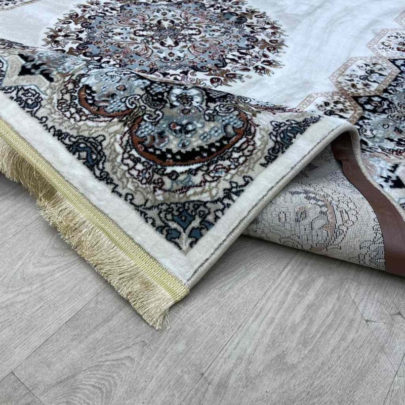 سجاد تركي كاشان 1019A كريم كريم مقاس 500*800