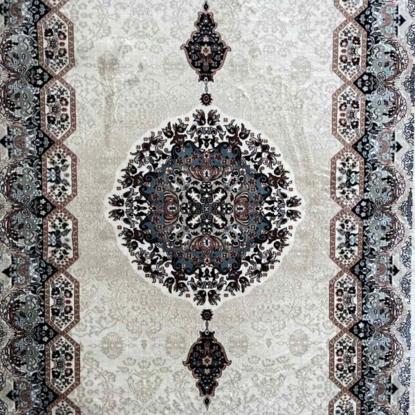 سجاد تركي كاشان 1019A كريم كريم مقاس 500*800