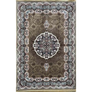 Turkish carpet Kashan 1019A beige size 500*800