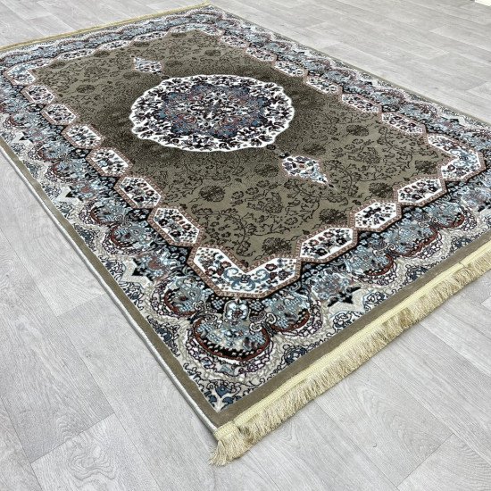 Turkish carpet Kashan 1019A 11 mm beige size 100*300