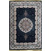 Turkish carpet Kashan 1019A dark blue size 250*350