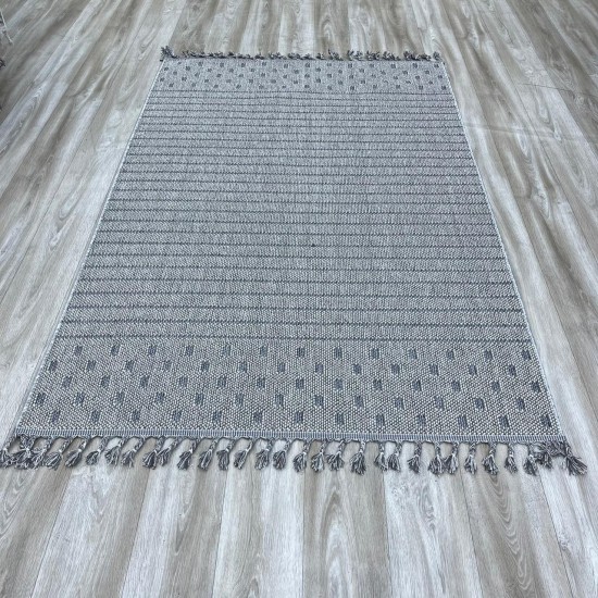 Bulgari Nordic Carpet 19527B Gray White Size 120*170