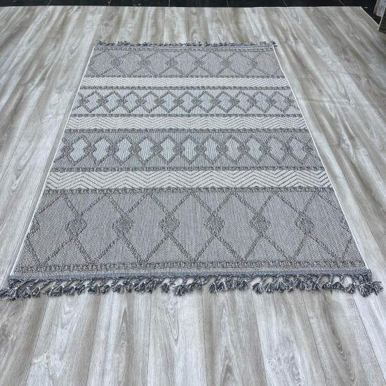 Bulgari Nordic Rugs 19409D Gray Beige Size 50*80