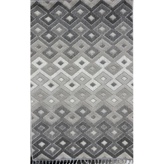 Bulgari Nordic Carpet 19513C Gray Size 120*170