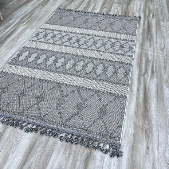 Bulgarian Nordic Rugs 19409D Gray Size 120*170