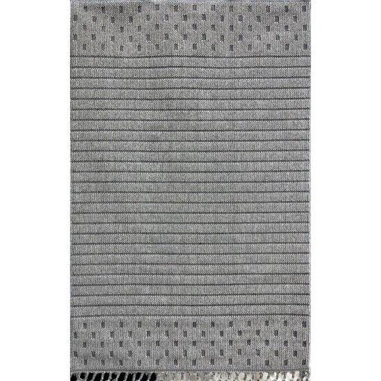 Bulgari Nordic Carpet 19527B Gray White Size 200*300