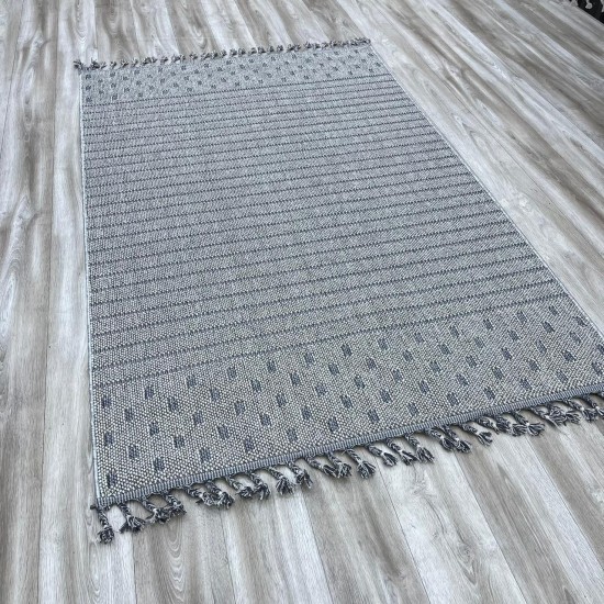 Bulgari Nordic Carpet 19527B Gray White Size 200*300