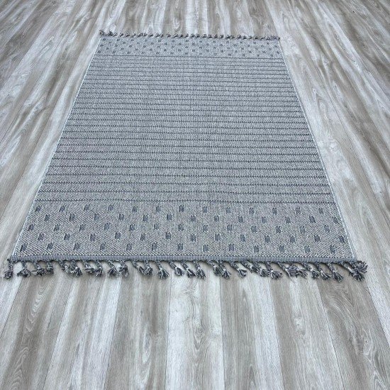 Bulgari Nordic Carpet 19527B Gray White Size 200*300