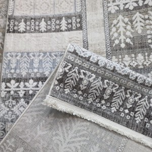 ARTLYNN Bohemian Turkish Carpet 1906B ANTRASIT BONE Size 100*200