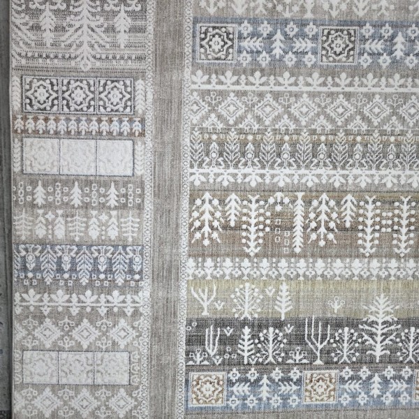 ARTLYNN Bohemian Turkish Carpet 1906B VIZON BROWN Size 200*300