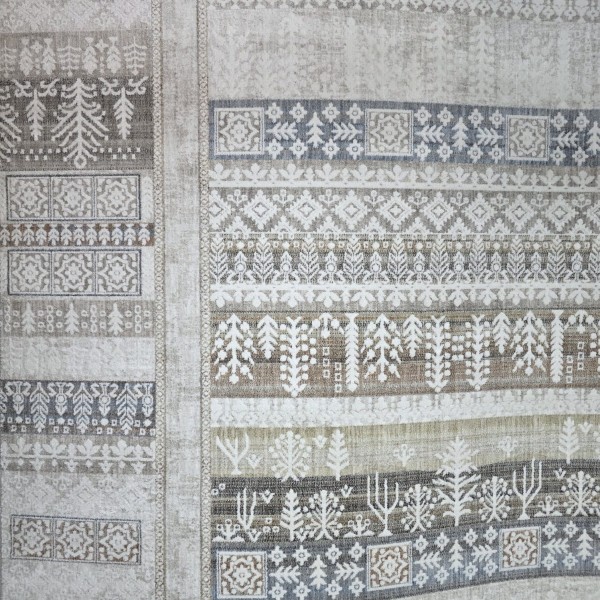 سجاد ارتلاين بوهيمي تركي 1906B كريم فيزون مقاس 150*220