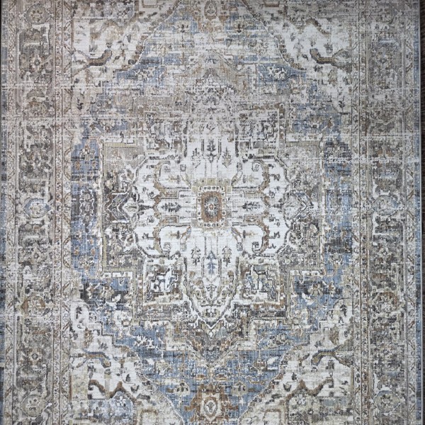 سجاد ارتلاين بوهيمي تركي 1923A كريم سماوي مقاس 150*220